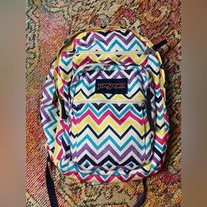 Jansport Chevron backpack - multicolor pink purple